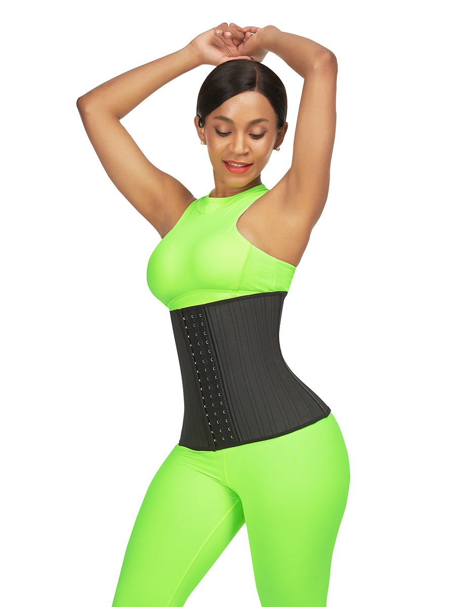 Short Torso Waist Trainer Corset Body Shaper Shapewear Women Flat Belly  Slimming Sheath Modeling Strap Steel Boned Waist Cincher