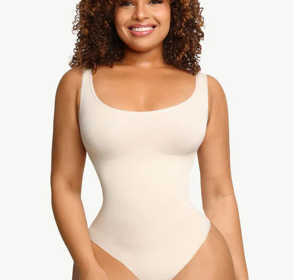 Wholesale🌿 Eco-friendly Seamless Outerwear Belly Control Thong Bodysuit